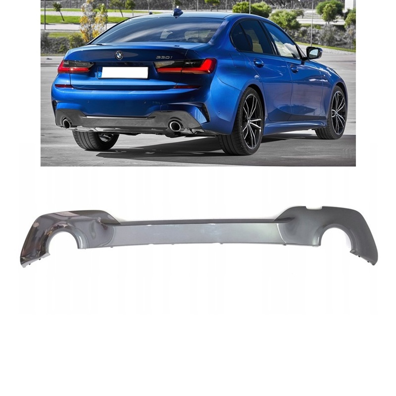 g20 arka tampon difüzörü çift çıkışlı m-sport 2019-2021 51128069390