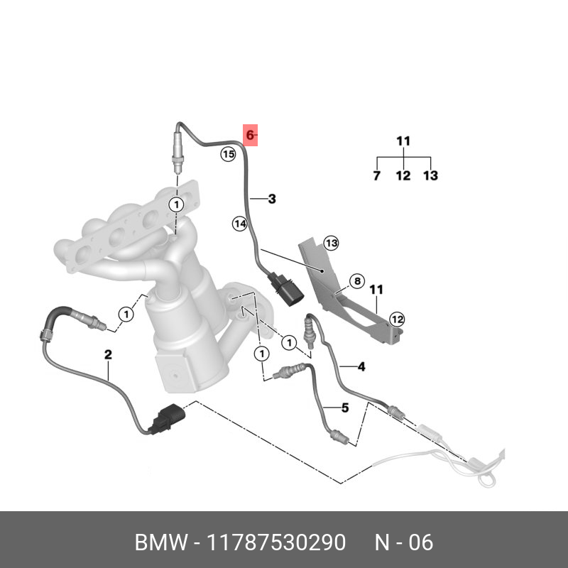 e92 lambda sensörü 11787530290
