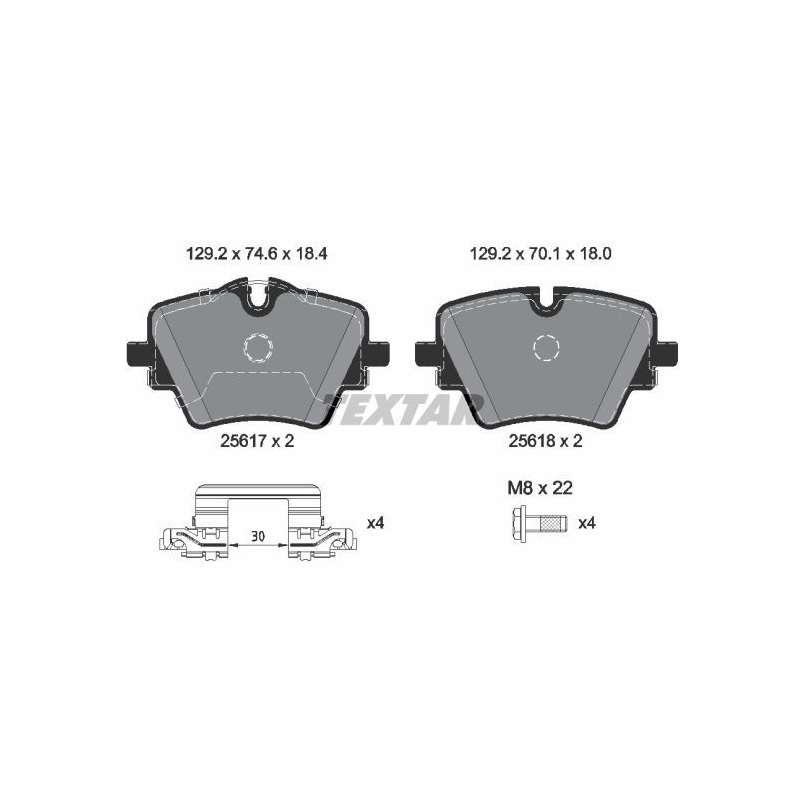 ön fren balatası u06 u10 x1 x2 34108837151