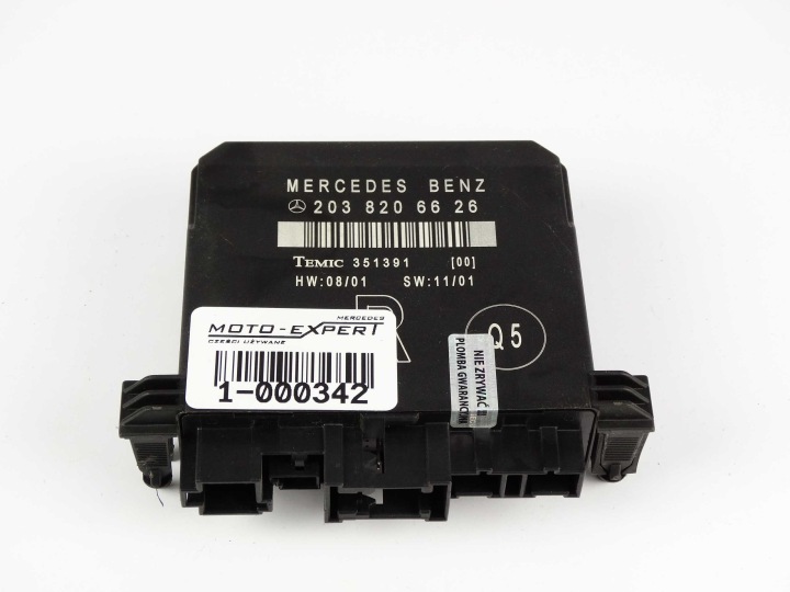 w203 cam modülü arka sağ a2038206626