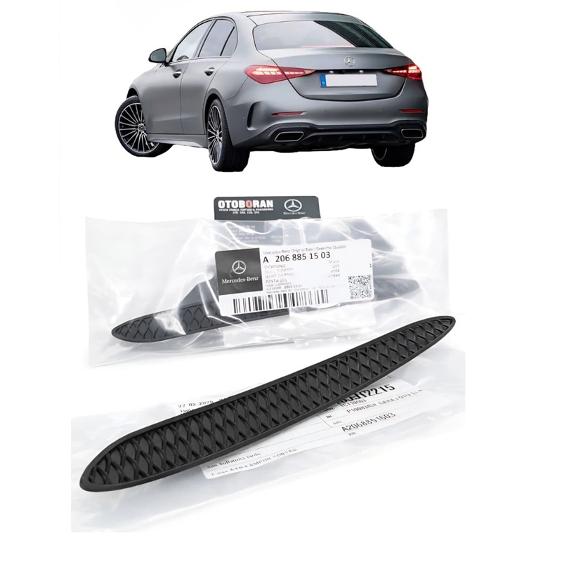 w206 arka tampon süs çıtasi takım a2068851603 a2068851503