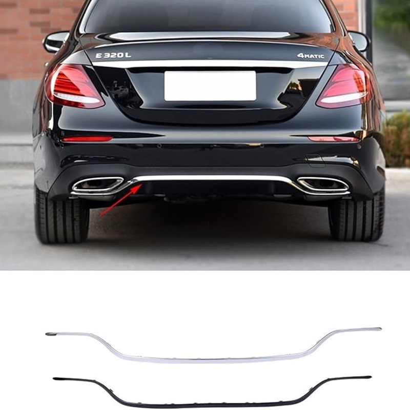 w213 arka tampon çıtası alt orta siyah amg a2138857001