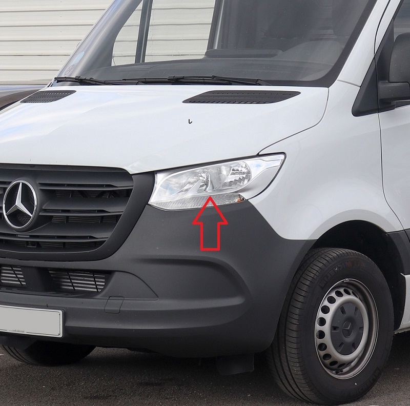 w907 w910 sol far camı 2019-2022 a9109060000