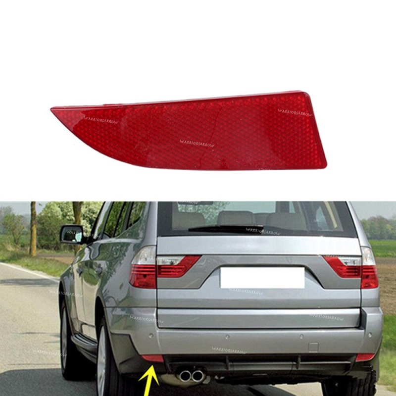 x3 e83 arka tampon reflektörü sol lci 2007-2011 63147162217